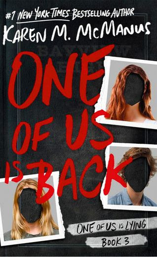 Book cover for One of us is back